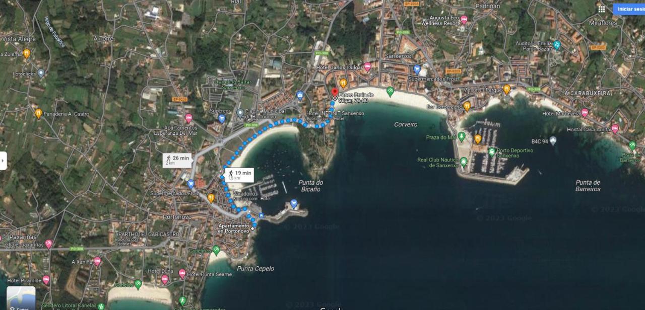 Ferienwohnung Piso Vacaciones En El Mar Sanxenxo Exterior foto