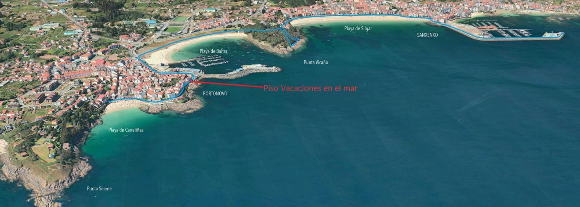 Ferienwohnung Piso Vacaciones En El Mar Sanxenxo Exterior foto